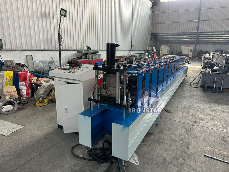 Guide rail roll forming machine machine in Brazil slide rail forming machine | shutter door track machine
