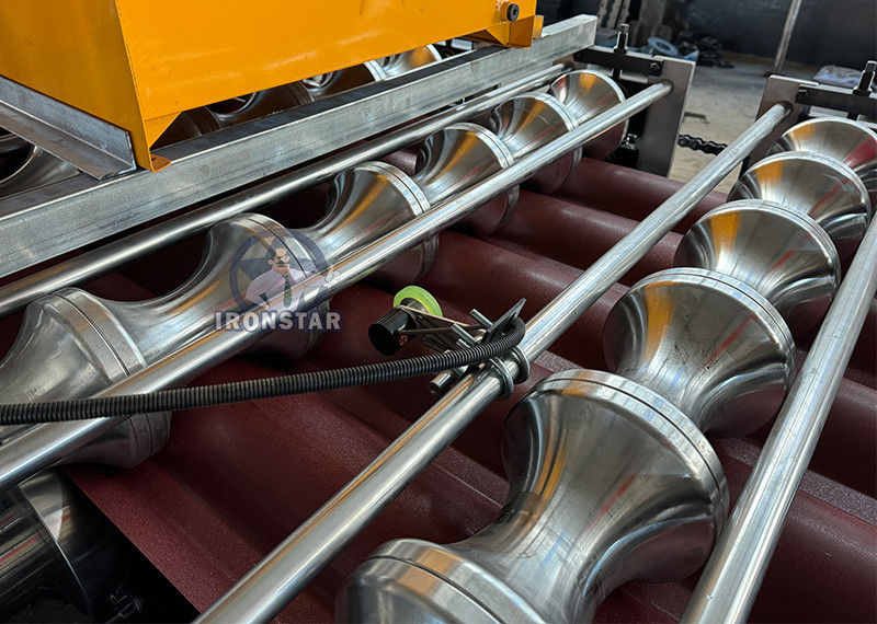 6 rib trapezoidal and 5 rib bamboo tile double layer roll forming machine 2 layer roll forming machine