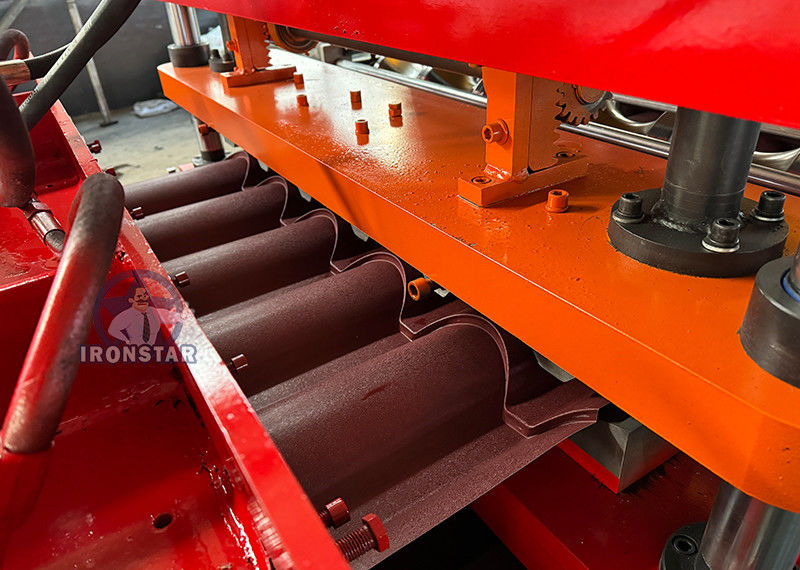 6 rib trapezoidal and 5 rib bamboo tile double layer roll forming machine 2 layer roll forming machine