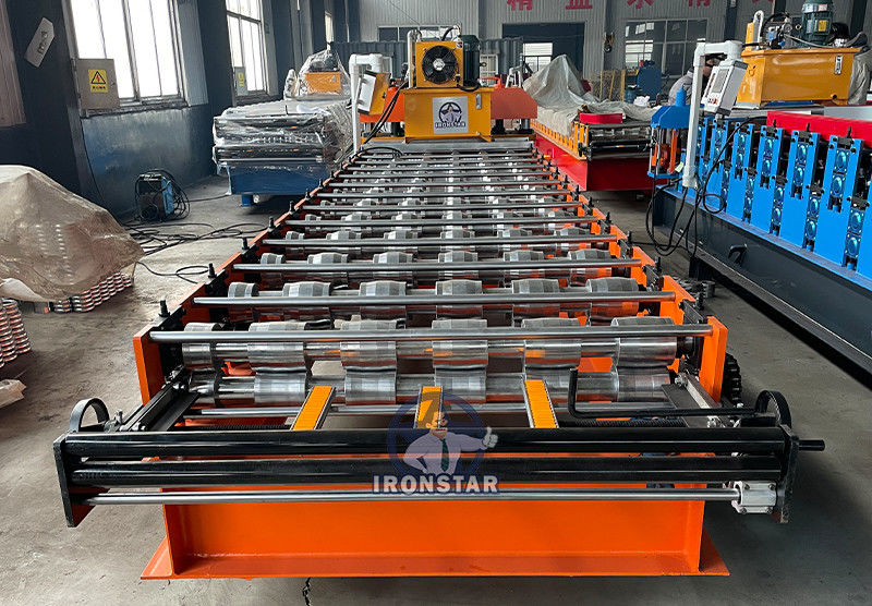 Металлочерепица Каскад станок | T21 C21 tile making machinery for Georgia Russia Kyrgyzstan