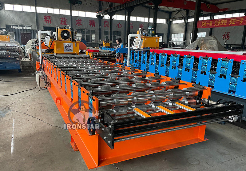 Металлочерепица Каскад станок | T21 C21 tile making machinery for Georgia Russia Kyrgyzstan