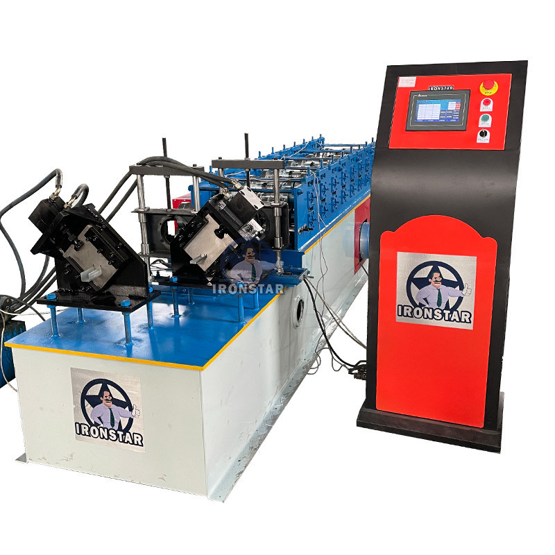 “Nepal Market 2 In 1 U Channel Roll Forming Machine Double U Purlin Making Machine Galvanized Steel Furring Channel Cold Roll Form Production Line For Prefab House Warehouse”