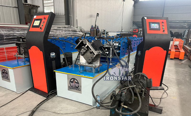 “Nepal Market 2 In 1 U Channel Roll Forming Machine Double U Purlin Making Machine Galvanized Steel Furring Channel Cold Roll Form Production Line For Prefab House Warehouse”