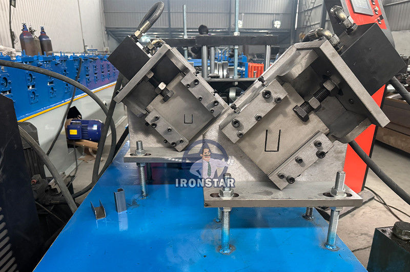 2 in 1 U channel roll forming machine for Nepal U shape roll forming machine U purlin roll forming machine