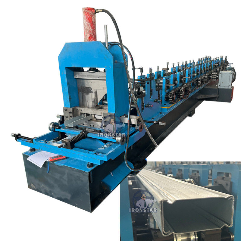 Upright rack C type pallet beam roll forming machine for India Automatic Goods sheft roll forming machine
