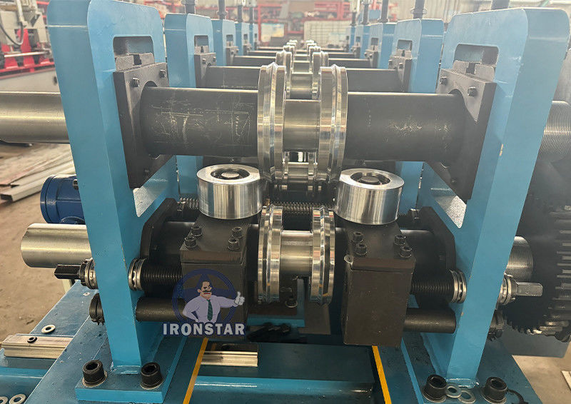 Upright rack C type pallet beam roll forming machine for India Automatic Goods sheft roll forming machine