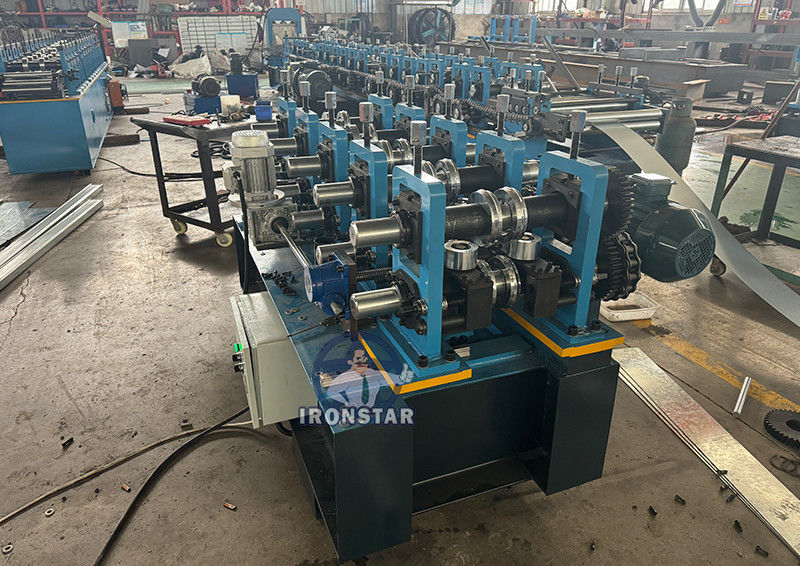 Upright rack C type pallet beam roll forming machine for India Automatic Goods sheft roll forming machine