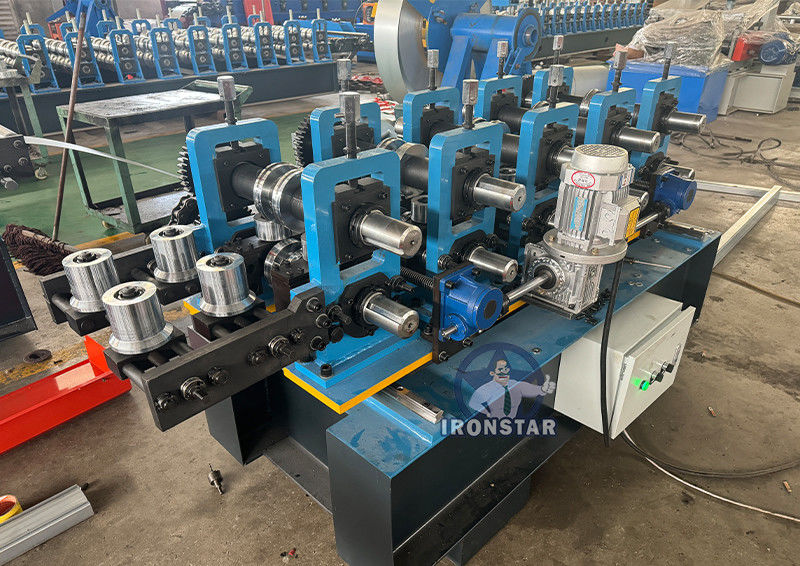 Upright rack C type pallet beam roll forming machine for India Automatic Goods sheft roll forming machine