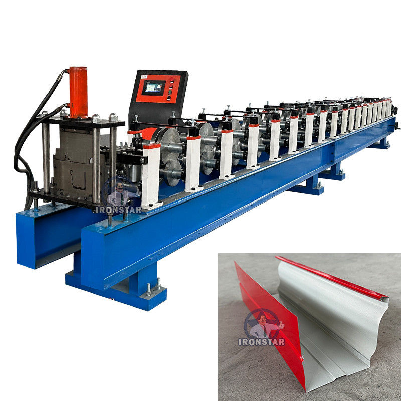 Water gutter roll forming machine for Azerbaijan downpipe roll forming machine portable gutter machine