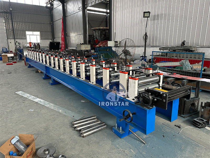 Water gutter roll forming machine for Azerbaijan downpipe roll forming machine portable gutter machine