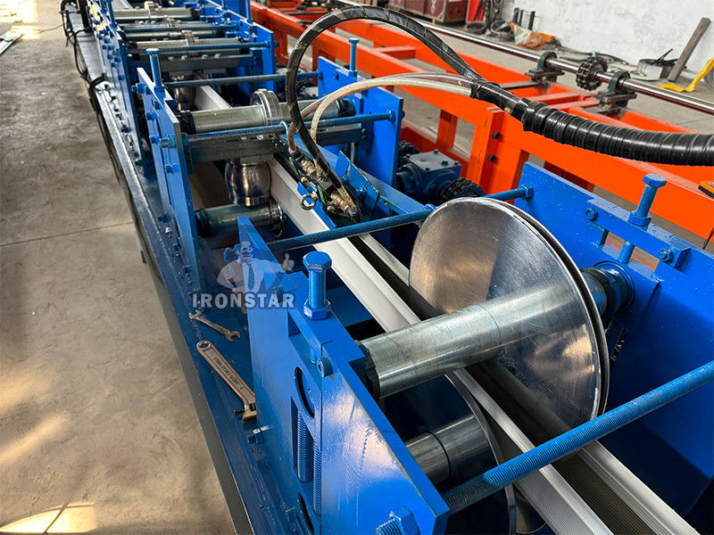 PU foam shutter door roll forming machine for Morocco rolling shutter machine