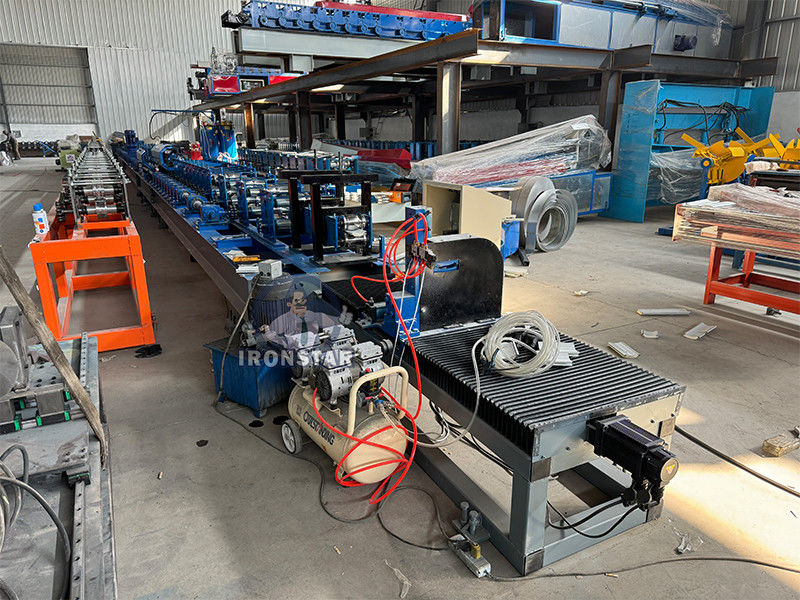 PU foam shutter door roll forming machine for Morocco rolling shutter machine