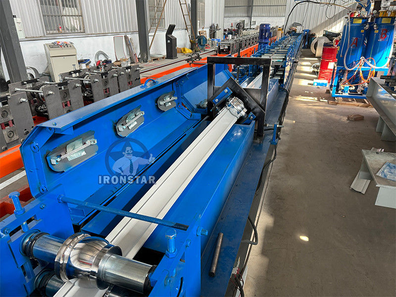 PU foam shutter door roll forming machine for Morocco rolling shutter machine