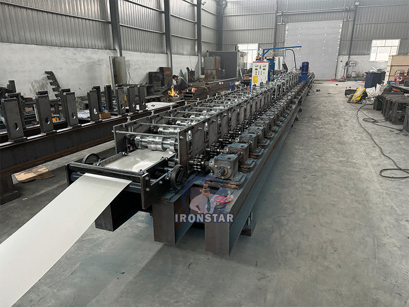 PU sandwich shutter door roll forming machine for Turkey Galvanized steel or PPGI or Aluminium