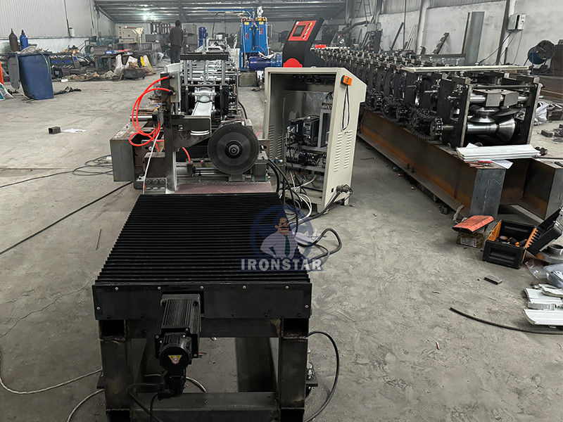 PU sandwich shutter door roll forming machine for Turkey Galvanized steel or PPGI or Aluminium