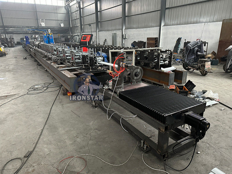 PU sandwich shutter door roll forming machine for Turkey Galvanized steel or PPGI or Aluminium