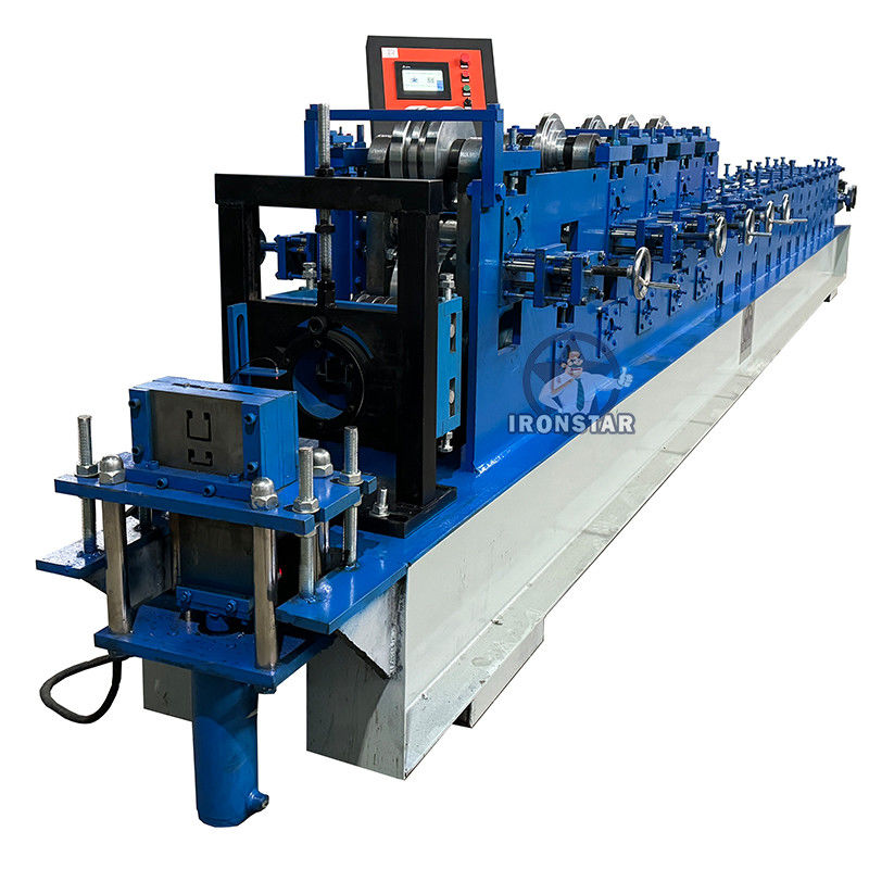 12 GA 41*21 / 41*41 2 sizes in 1 Slotted strut channel roll forming machine for America Solar photovoltaic bracket