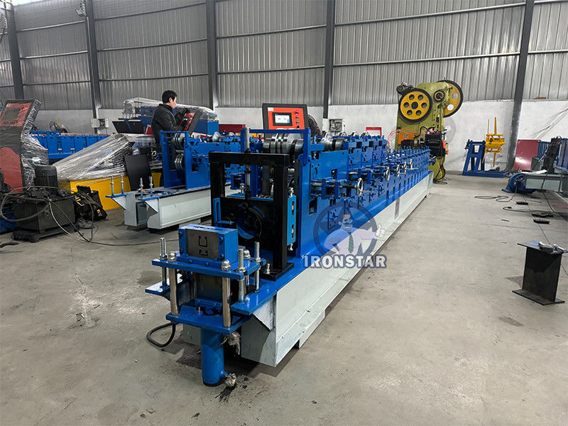 12 GA 41*21 / 41*41 2 sizes in 1 Slotted strut channel roll forming machine for America Solar photovoltaic bracket
