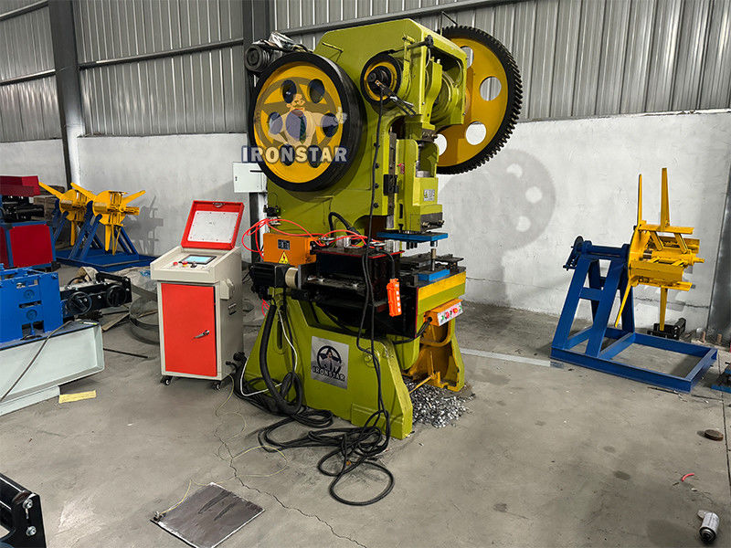12 GA 41*21 / 41*41 2 sizes in 1 Slotted strut channel roll forming machine for America Solar photovoltaic bracket