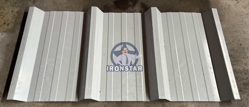 Tr4 trapezoidal roofing sheet roll forming machine for Peru