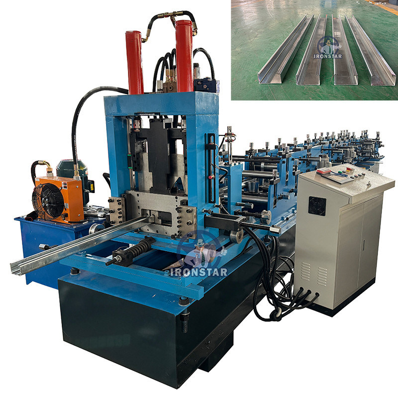 “Fully Automatic 80-300mm CZ Purlin Roll Forming Machine C and Z Purlin Size Interchangeable Forming Machine”