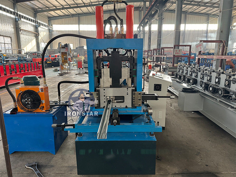 80-300mm automatic size changeable C purlin making machine CZ size interchangeable forming machine