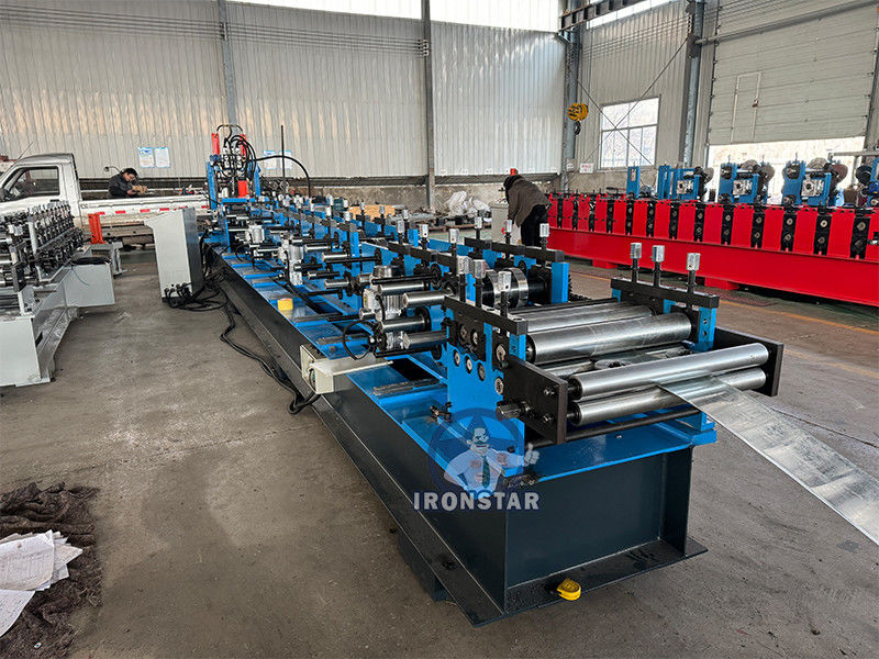 80-300mm automatic size changeable C purlin making machine CZ size interchangeable forming machine