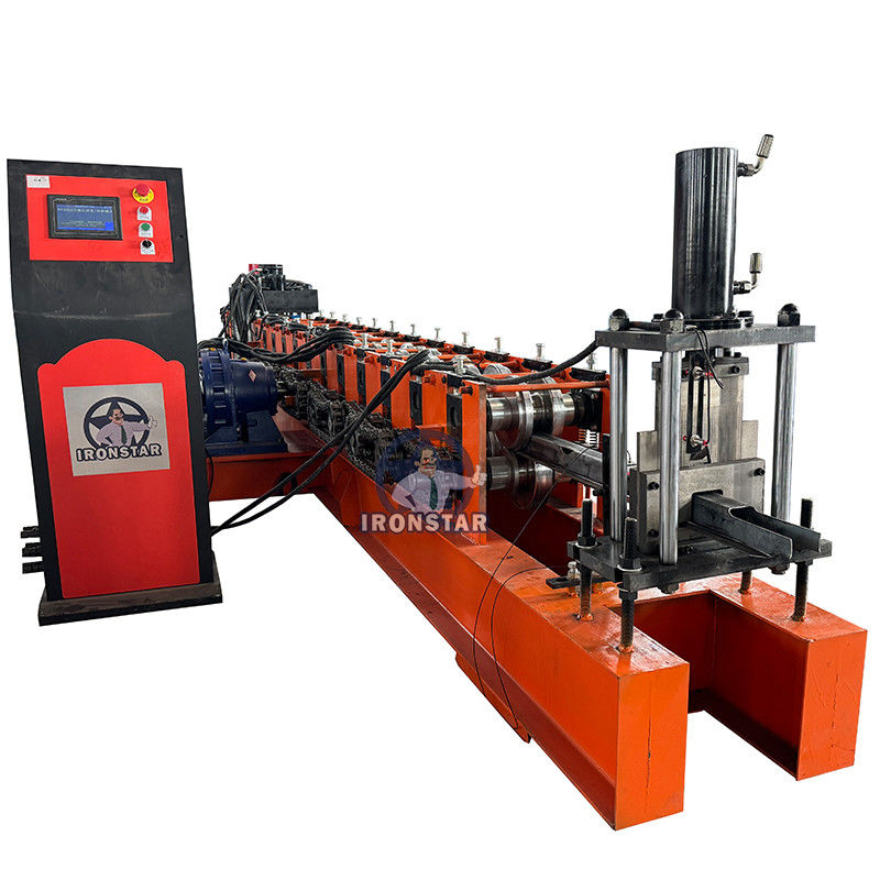 104 Omega bracket roll forming machine in Russia Raw material:Galvanized steel
