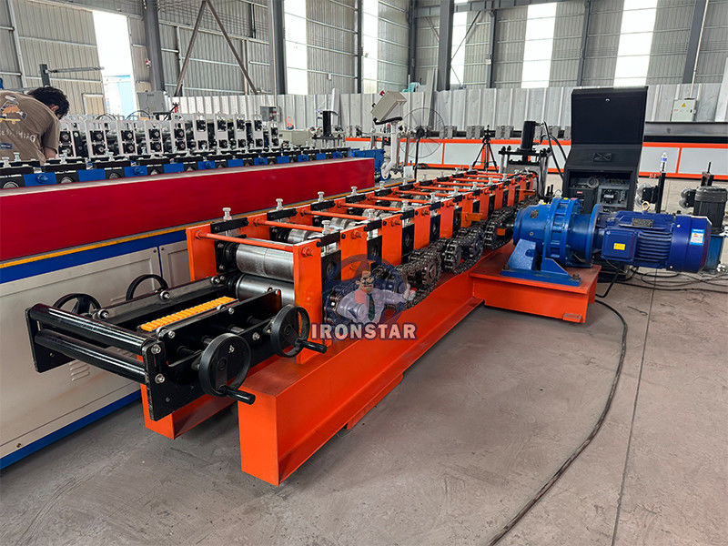 211 Omega bracket roll forming machine in Russia