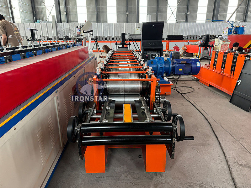 211 Omega bracket roll forming machine in Russia
