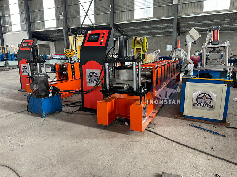 211 Omega bracket roll forming machine in Russia