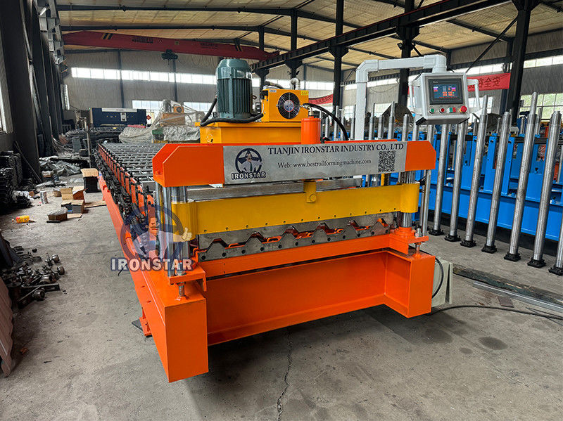 980 roof sheet roll forming machine in Brazil 980 roofing sheet roll forming machine | metal roof roll forming machine |