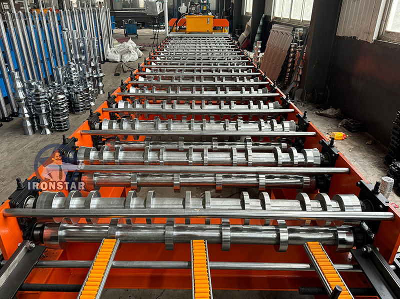 980 roof sheet roll forming machine in Brazil 980 roofing sheet roll forming machine | metal roof roll forming machine |