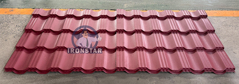 6 rib trapezoidal and glazed tile double layer roll forming machine for Slovakia