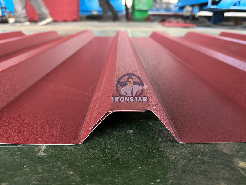 6 rib trapezoidal and glazed tile double layer roll forming machine for Slovakia
