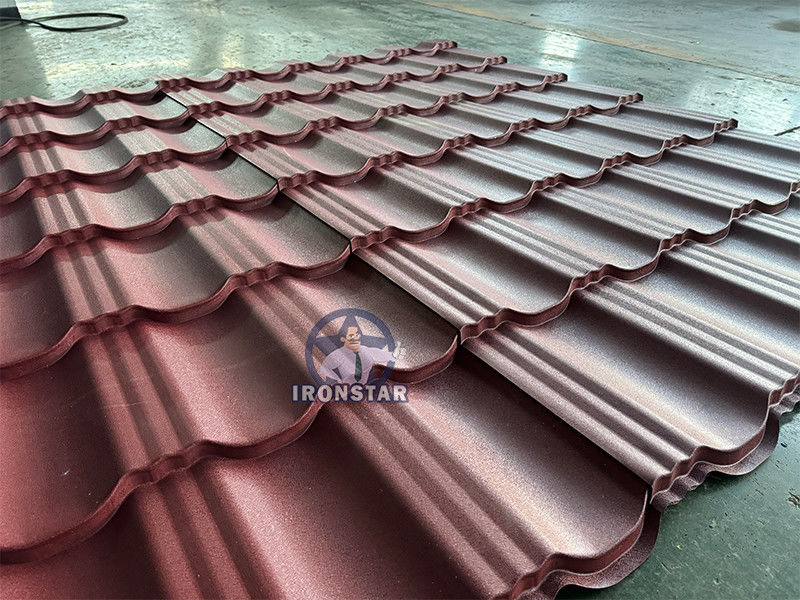 6 rib trapezoidal and glazed tile double layer roll forming machine for Slovakia