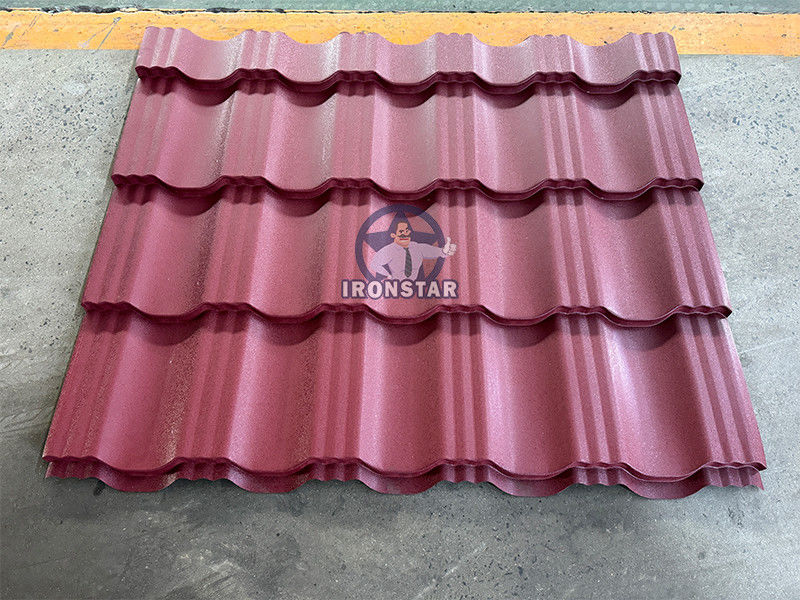 6 rib trapezoidal and glazed tile double layer roll forming machine for Slovakia