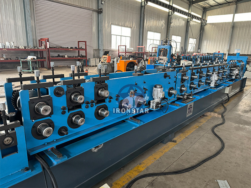 “One Machine Multiple Sizes Factory Direct C Purlin Roll Forming Machine 80-300mm Adjustable Size C Channel Forming Machine Wide Range Adjustable 80-300mm C Purlin Roll Former Factory Direct ”