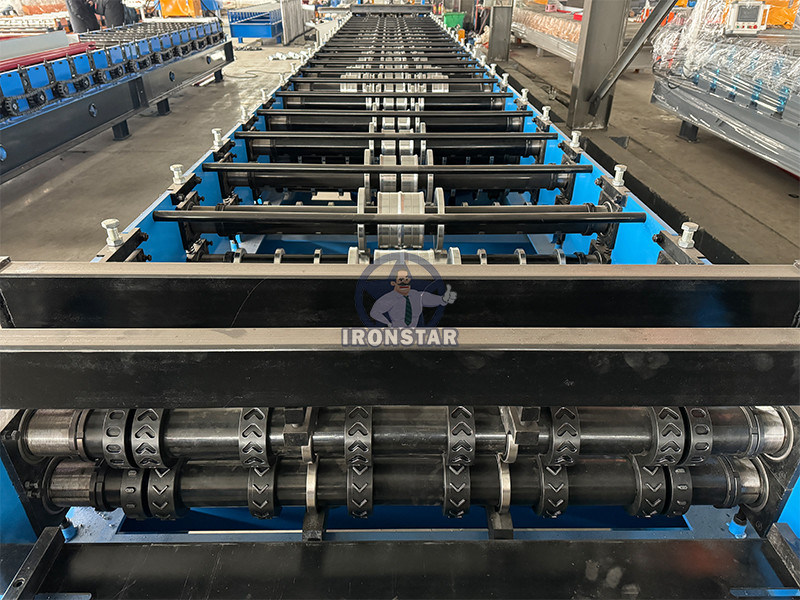 “1000mm Decking Floor Roll Forming Machine Floor Deck Roll Forming Machine Metal Deck Roll Forming Machine Deck Panel Production Line Equipment for Ecuador Market”