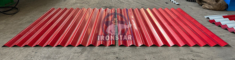 IBR roof sheet and 762 corrugated double layer roll forming machine for South Africa