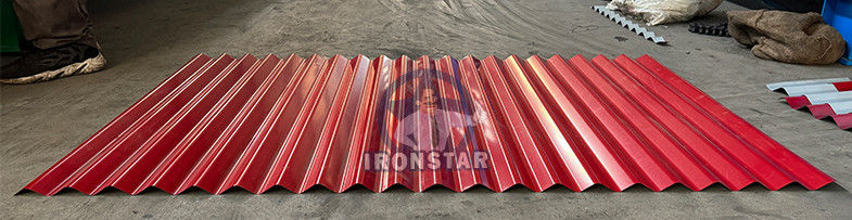 IBR roof sheet and 762 corrugated double layer roll forming machine for South Africa
