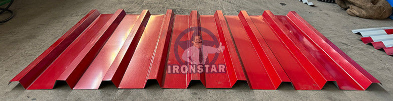 IBR roof sheet and 762 corrugated double layer roll forming machine for South Africa