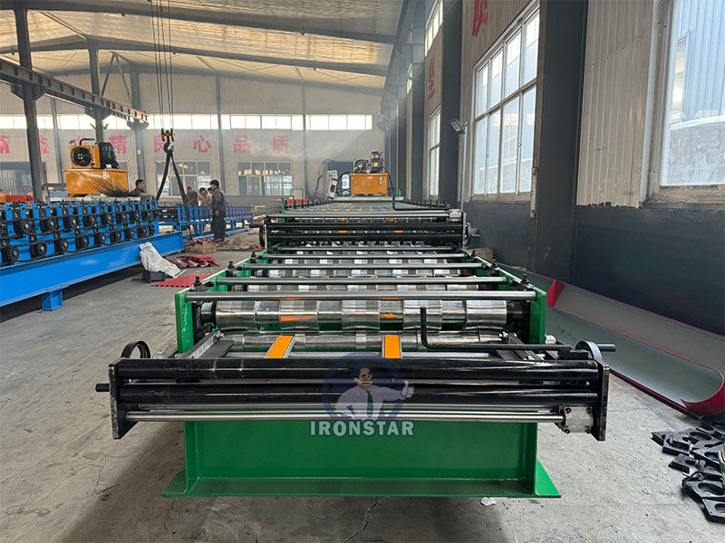 IBR roof sheet and 762 corrugated double layer roll forming machine for South Africa
