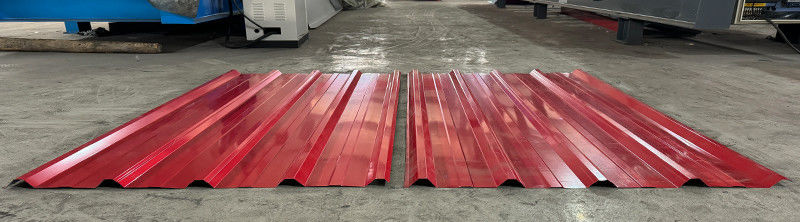 5 rib and 7 rib double deck 750 roof sheet roll forming machine for Malaysia