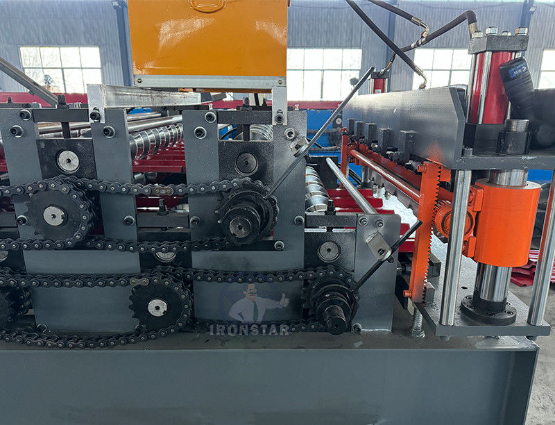 5 rib and 7 rib double deck 750 roof sheet roll forming machine for Malaysia