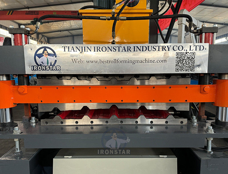5 rib and 7 rib double deck 750 roof sheet roll forming machine for Malaysia