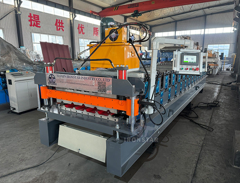 5 rib and 7 rib double deck 750 roof sheet roll forming machine for Malaysia