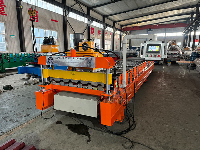 T35 Trapezoidal roofing sheet roll forming machine for kyrgyzstan