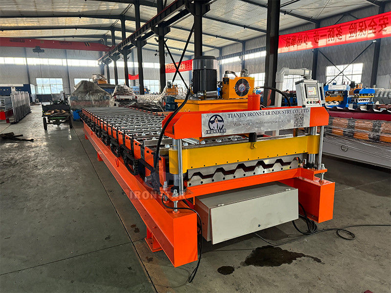 T35 Trapezoidal roofing sheet roll forming machine for kyrgyzstan