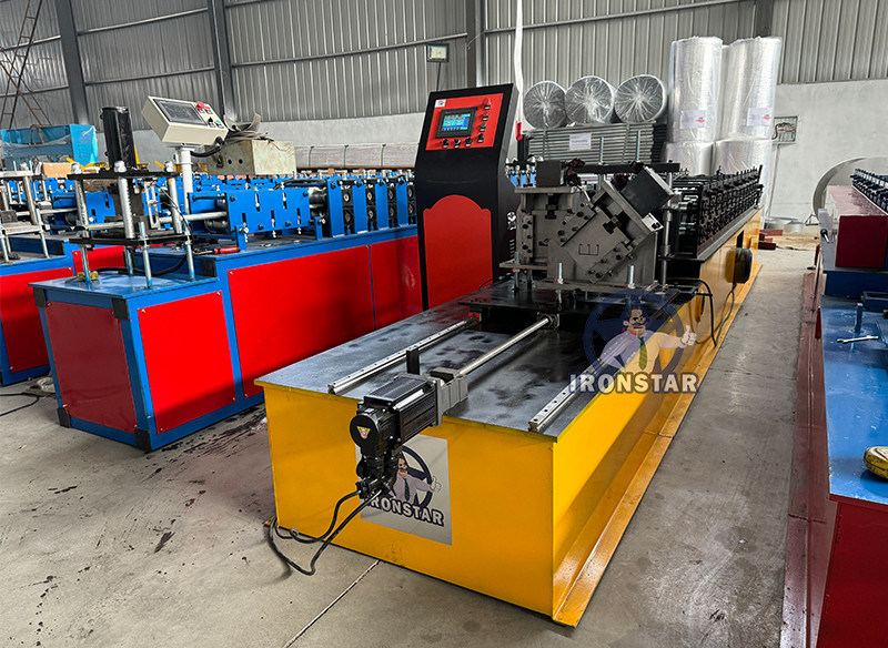 “C Channel And Omega Profile 2 In 1 Roll Forming Machine US Standard Galvanized Steel C Purlin Omega Roof Batten Cold Roll Form Production Line ”